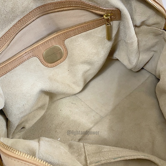 Donna Karen Collection Leather Bag - Cream Vintage - Picture 9 of 14